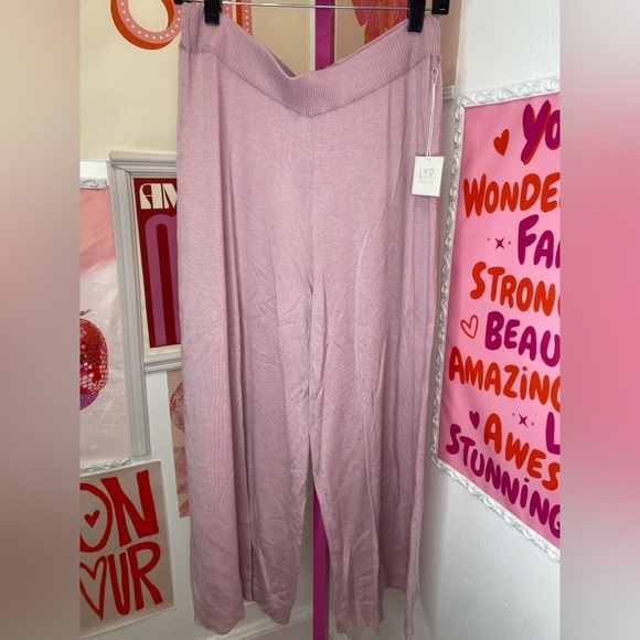 LYR by Splendid Lightweight LoopKnit LYR Sweaterpant NWT - Picture 2 of 7